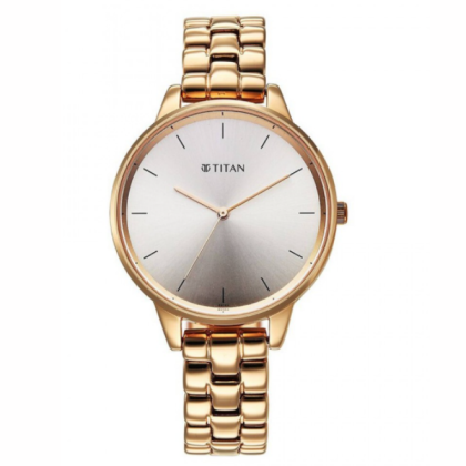 Titan Neo 2648WM12 Grey Dial Stainless Steel Strap Quartz Analog Women Watch
